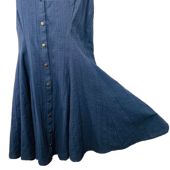 Chelsea & Violet A Line Dress Juniors Size XL Button Front Sweetheart Lace Up - Picture 6 of 12